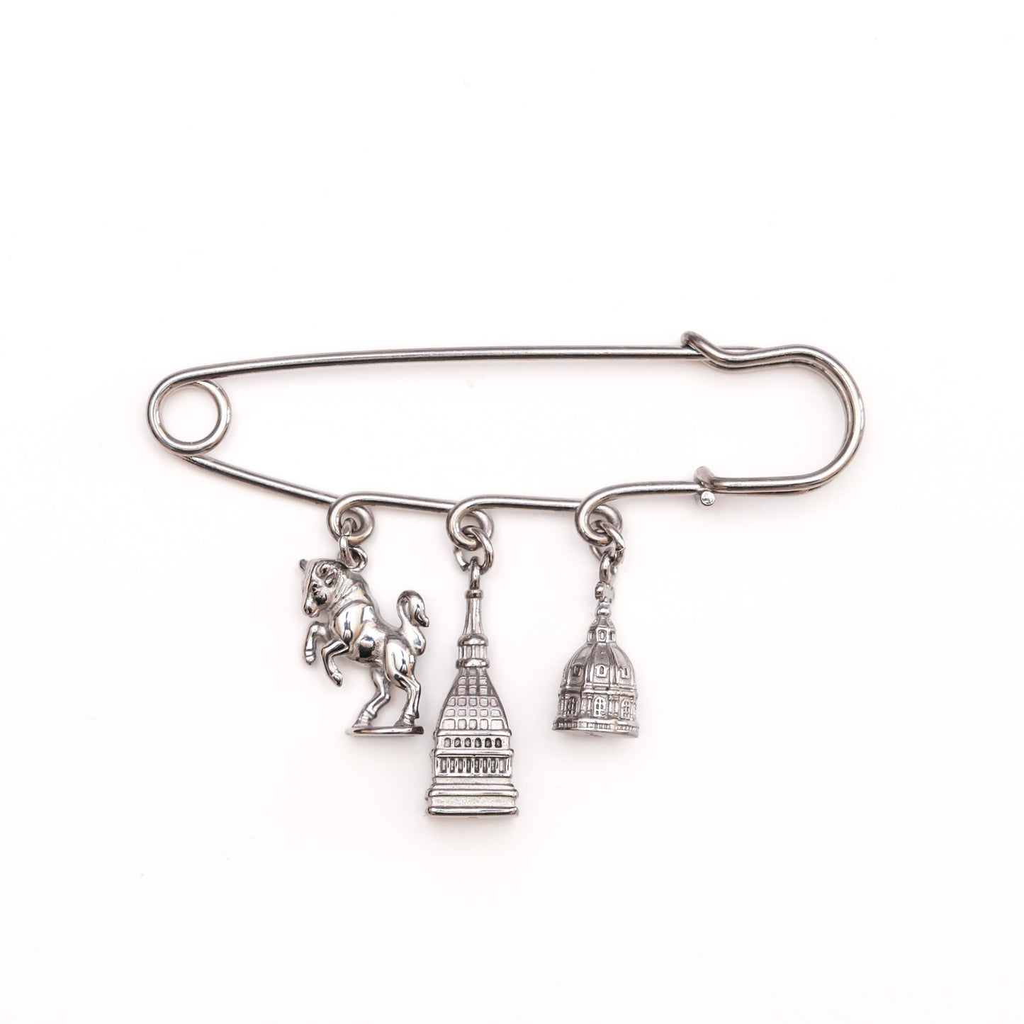 Spilla torinese argento